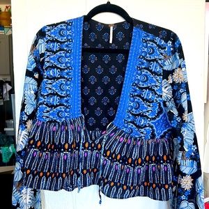 Free People Malibu Mama Printed Top